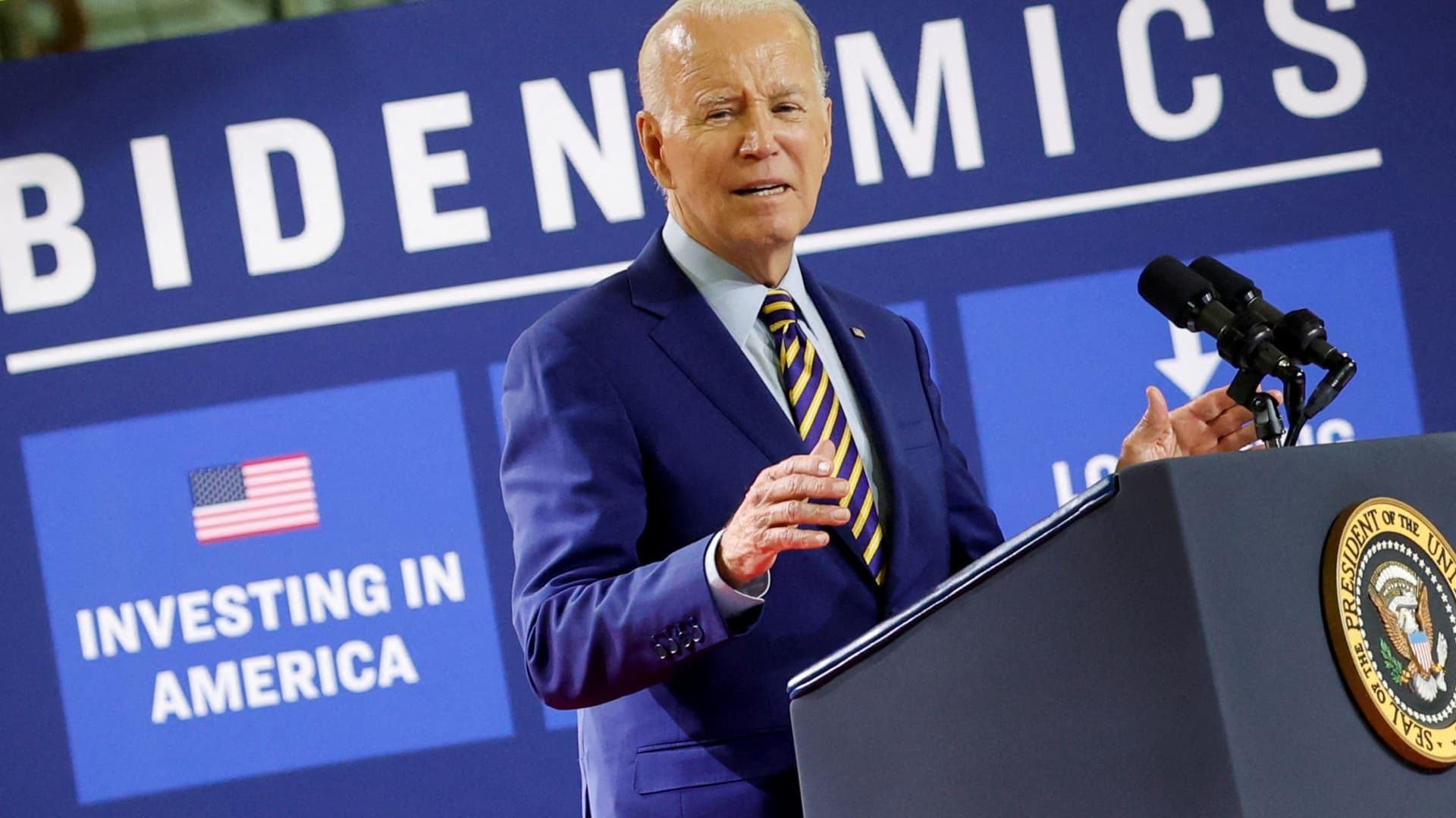Biden slams Trump for 'showing twisted true colors' after Trump says he hopes economy crashes in 2024