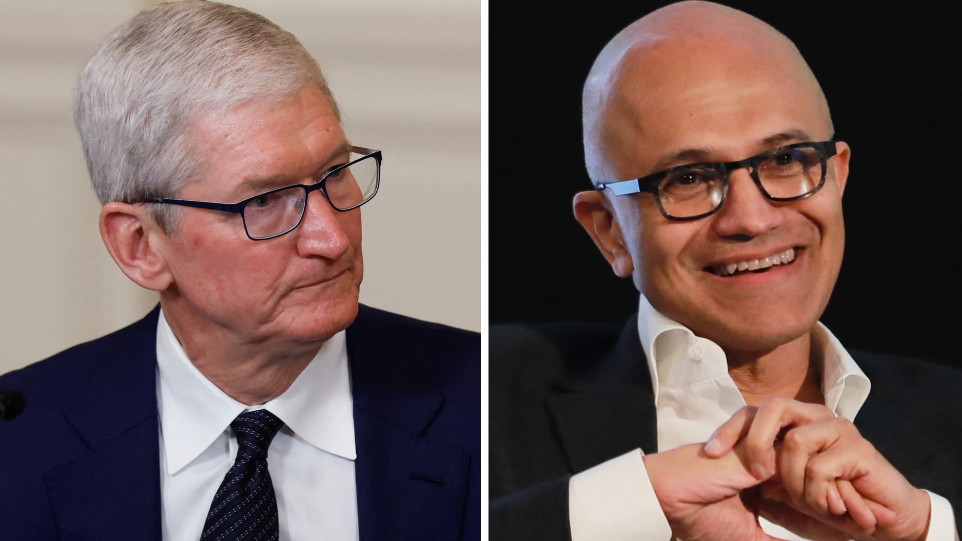 Microsoft leads Apple as the world's most valuable public company